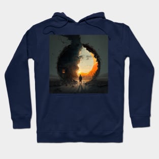 Space -time door Hoodie